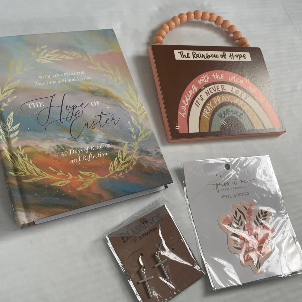 Inspirational Gift Set with Book Faith Based